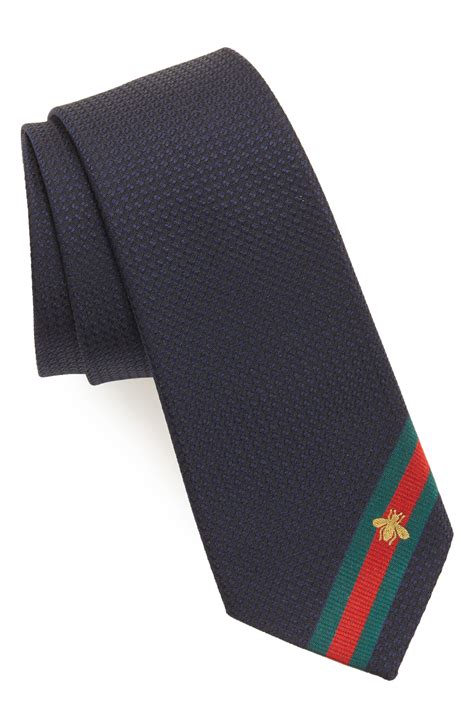 gucci navy tie